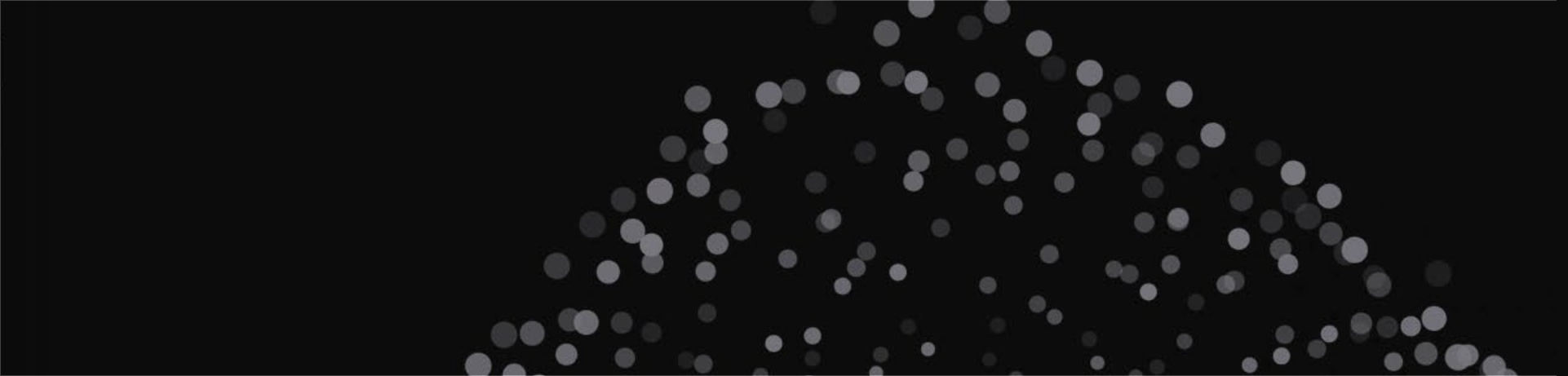 Light dots on black background