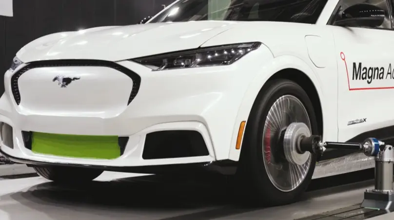 Vehicle in Wind Tunnel testing