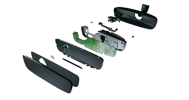 Expanded view of the Magna Driver Monitoring System